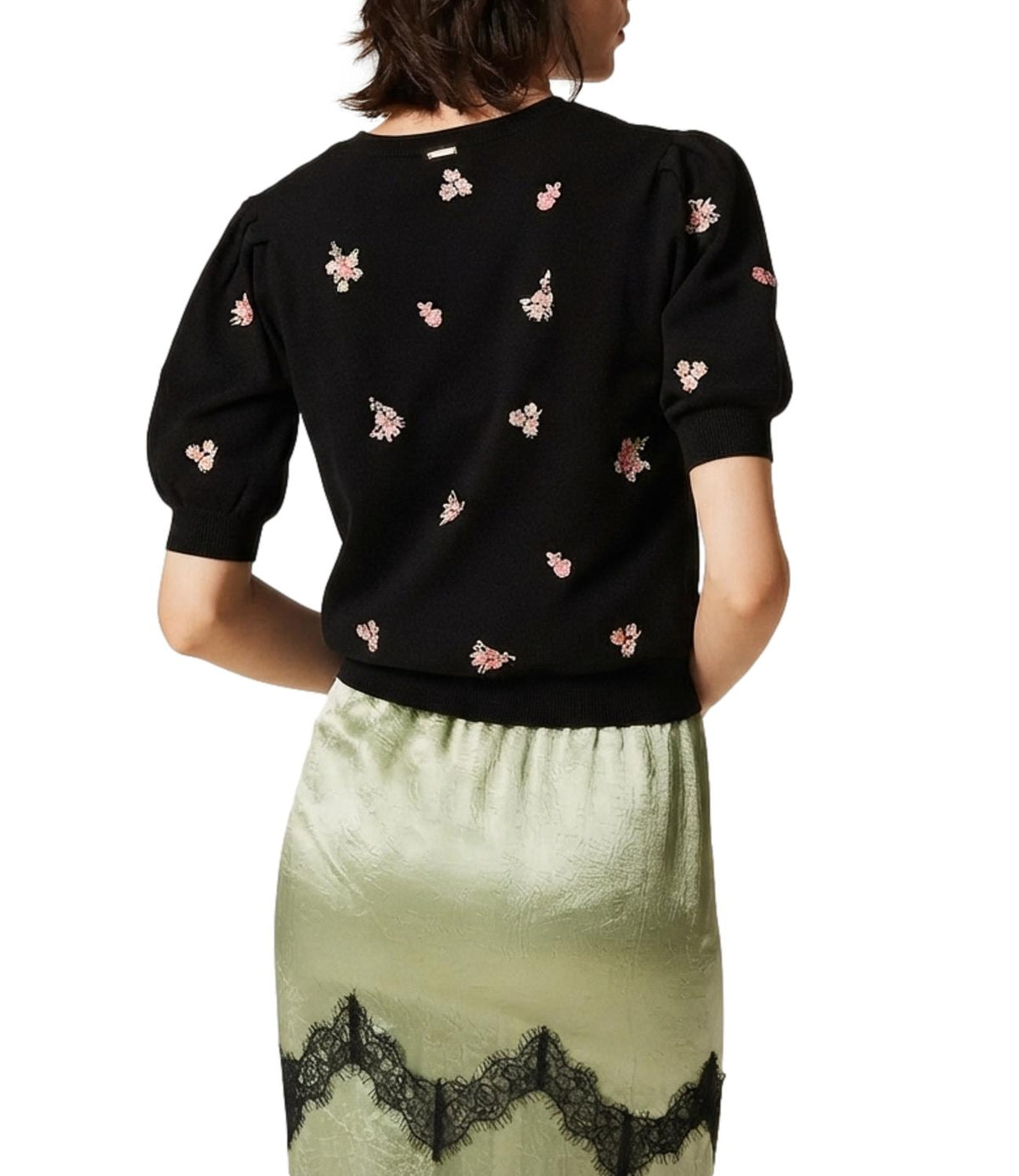 Twin Set Maglia Nero da Donna