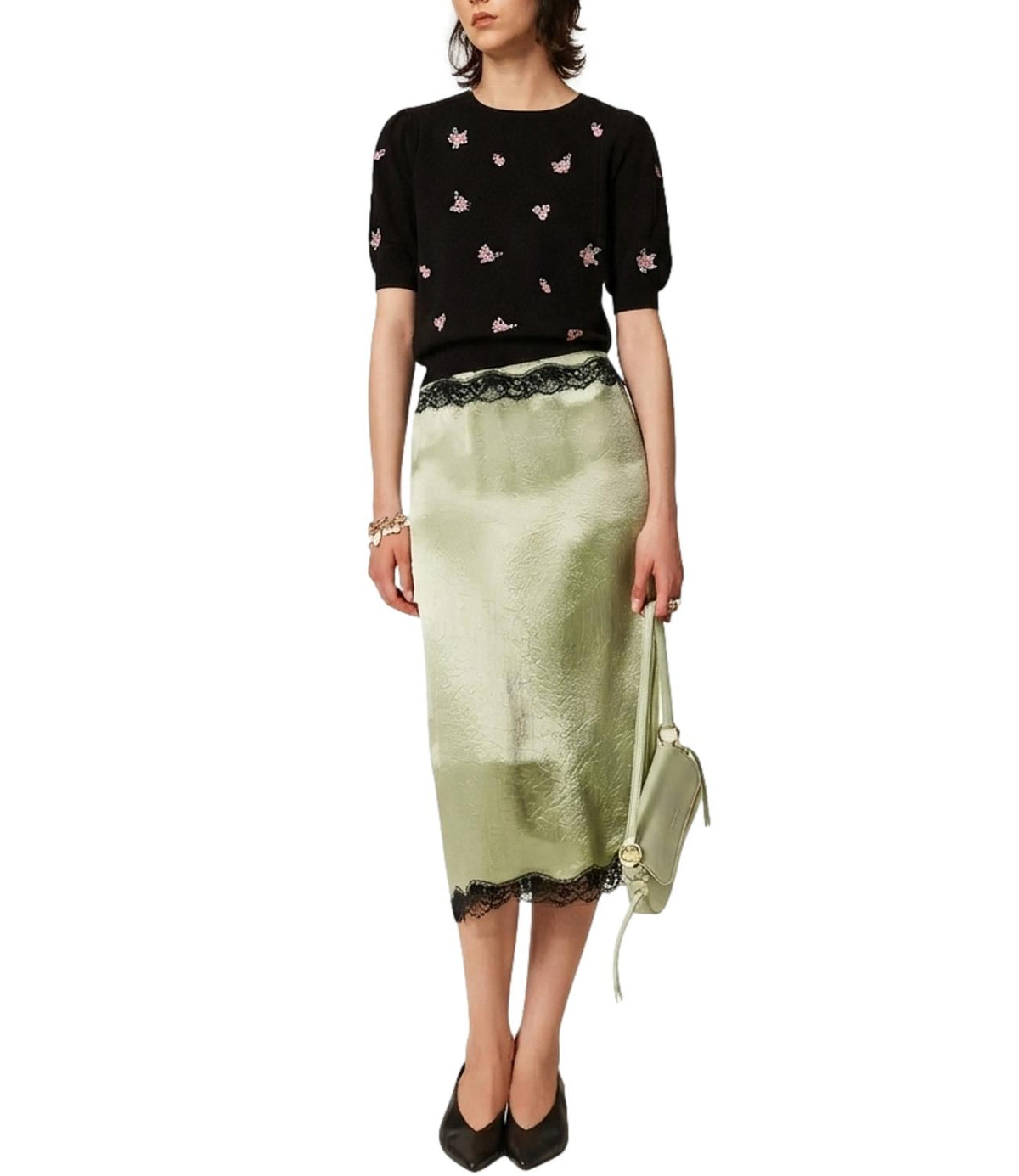 Twin Set Maglia Nero da Donna