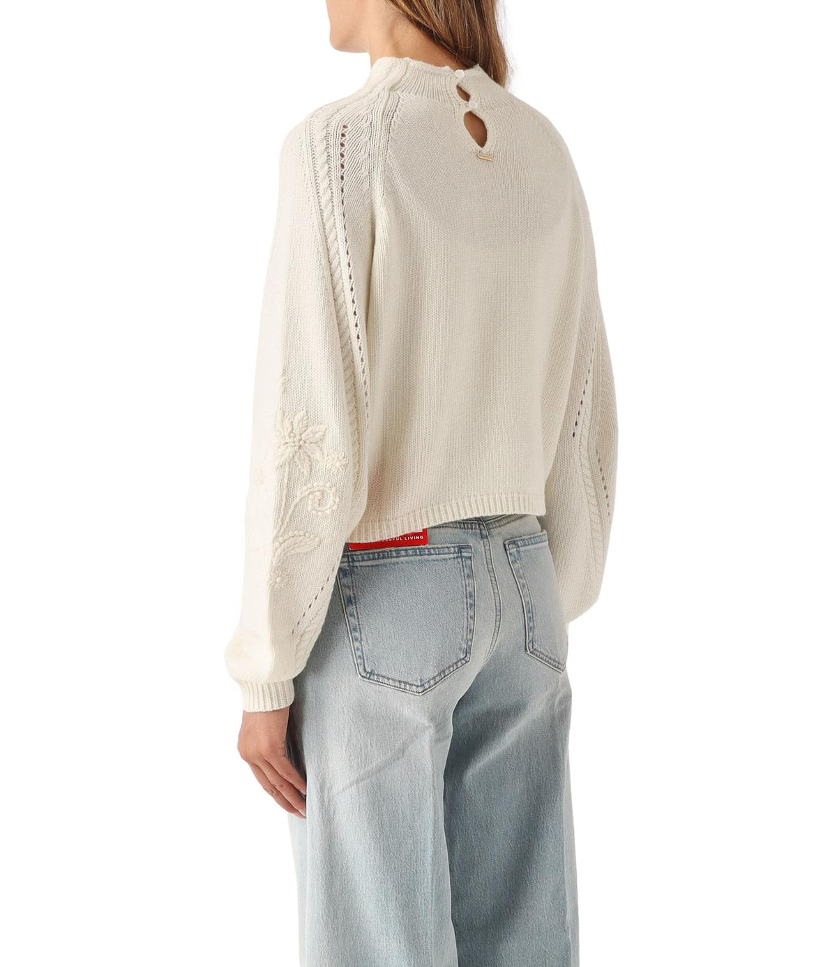 Twin Set Maglia Madreperla da Donna