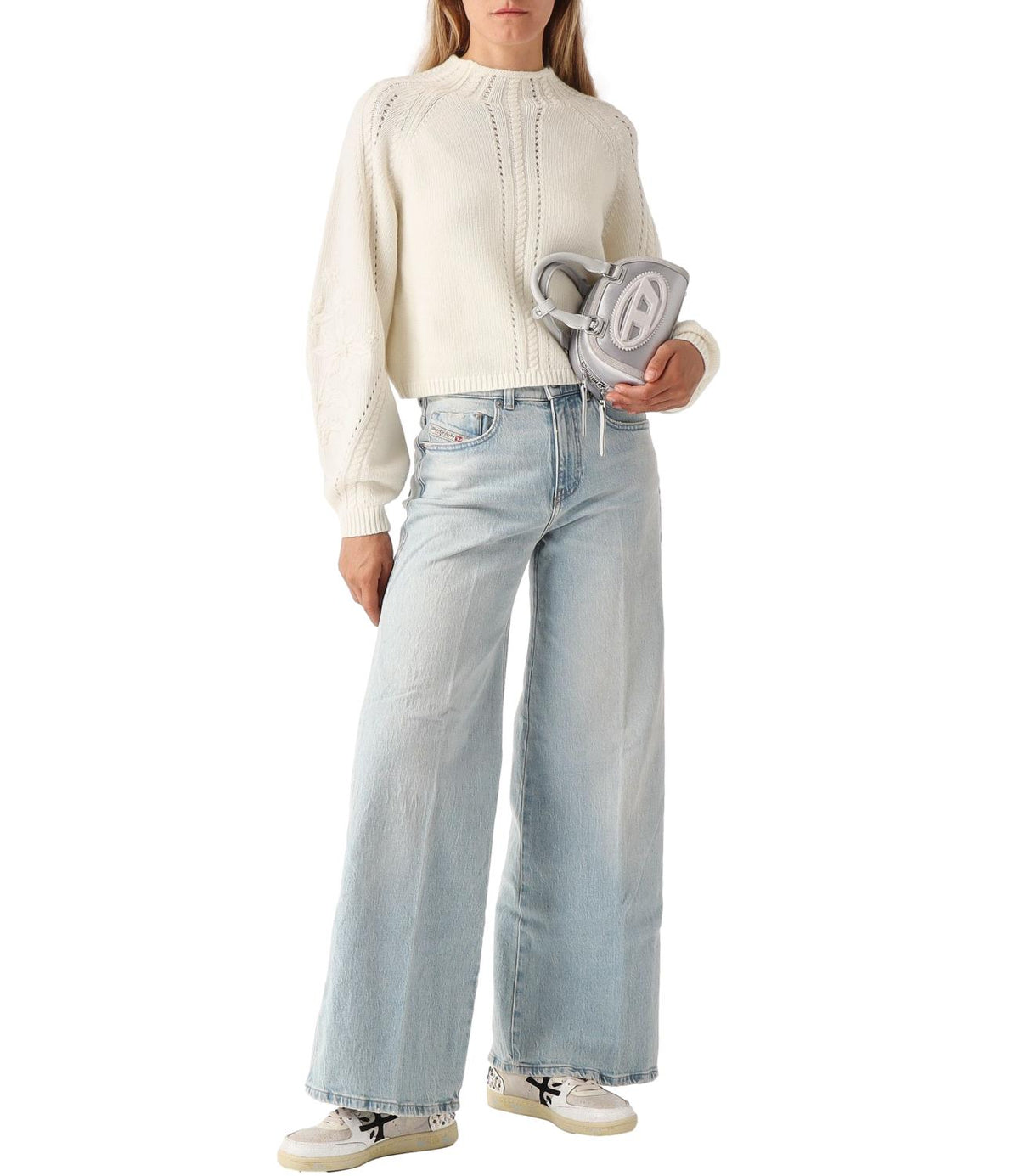 Twin Set Maglia Madreperla da Donna
