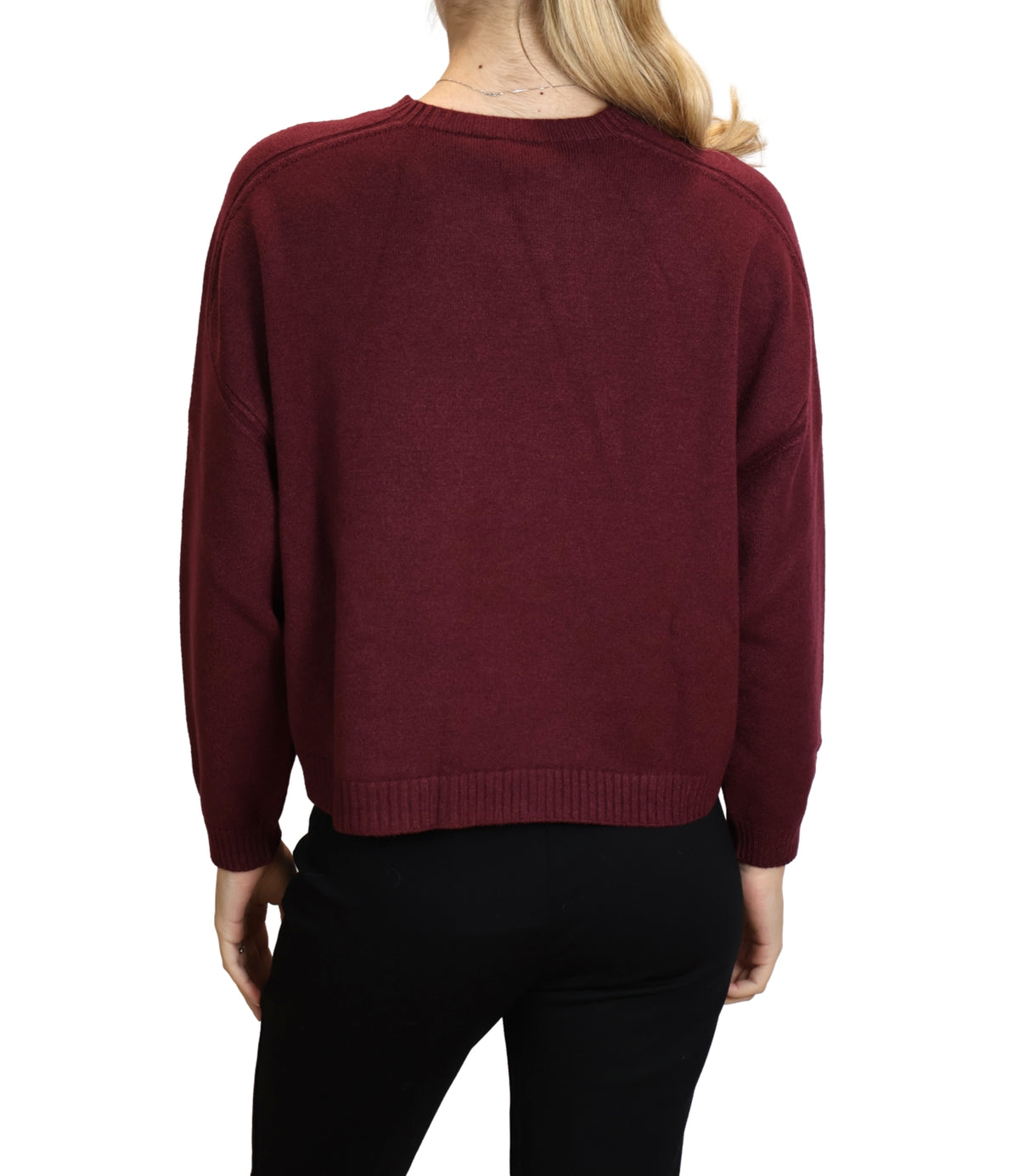 Vicolo Maglia Borgogna da Donna