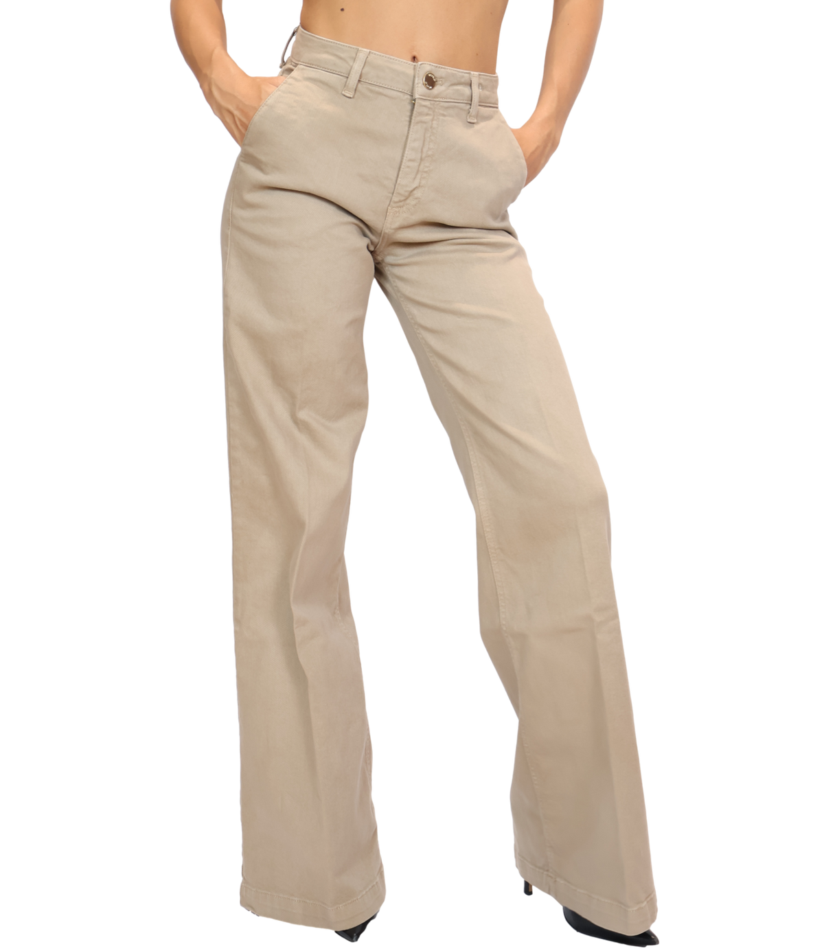 Vicolo Pantalone Taupe da Donna