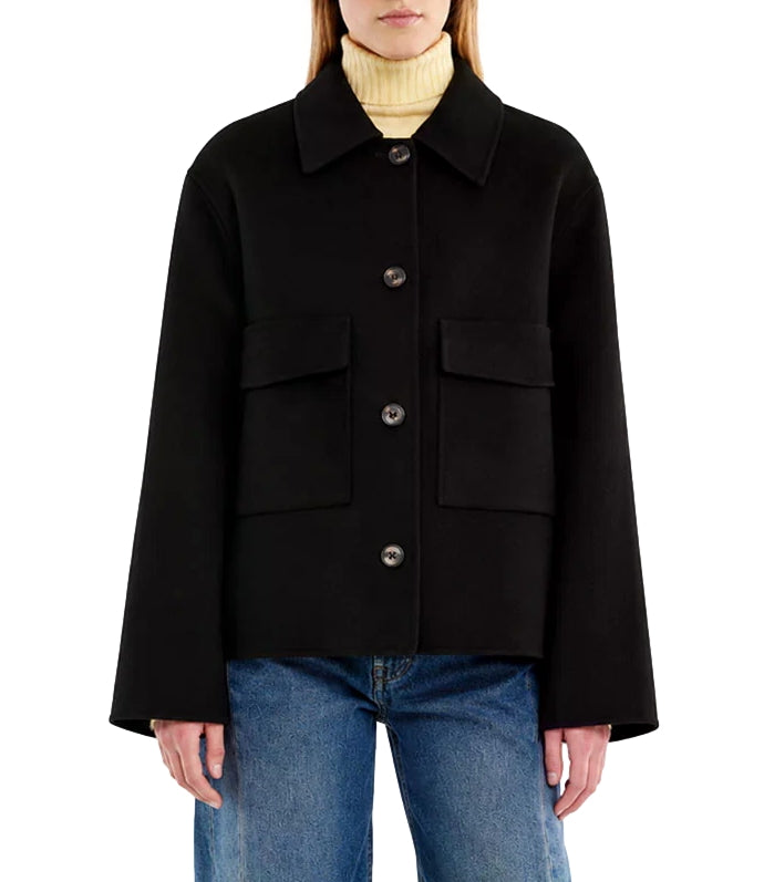 Vicolo Cappotto Nero da Donna