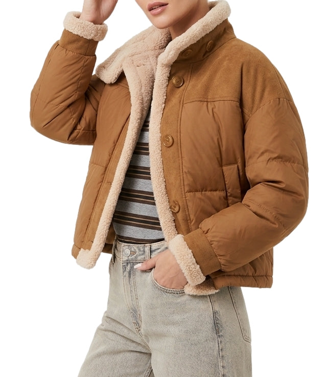 Vicolo Cappotto Cammello da Donna