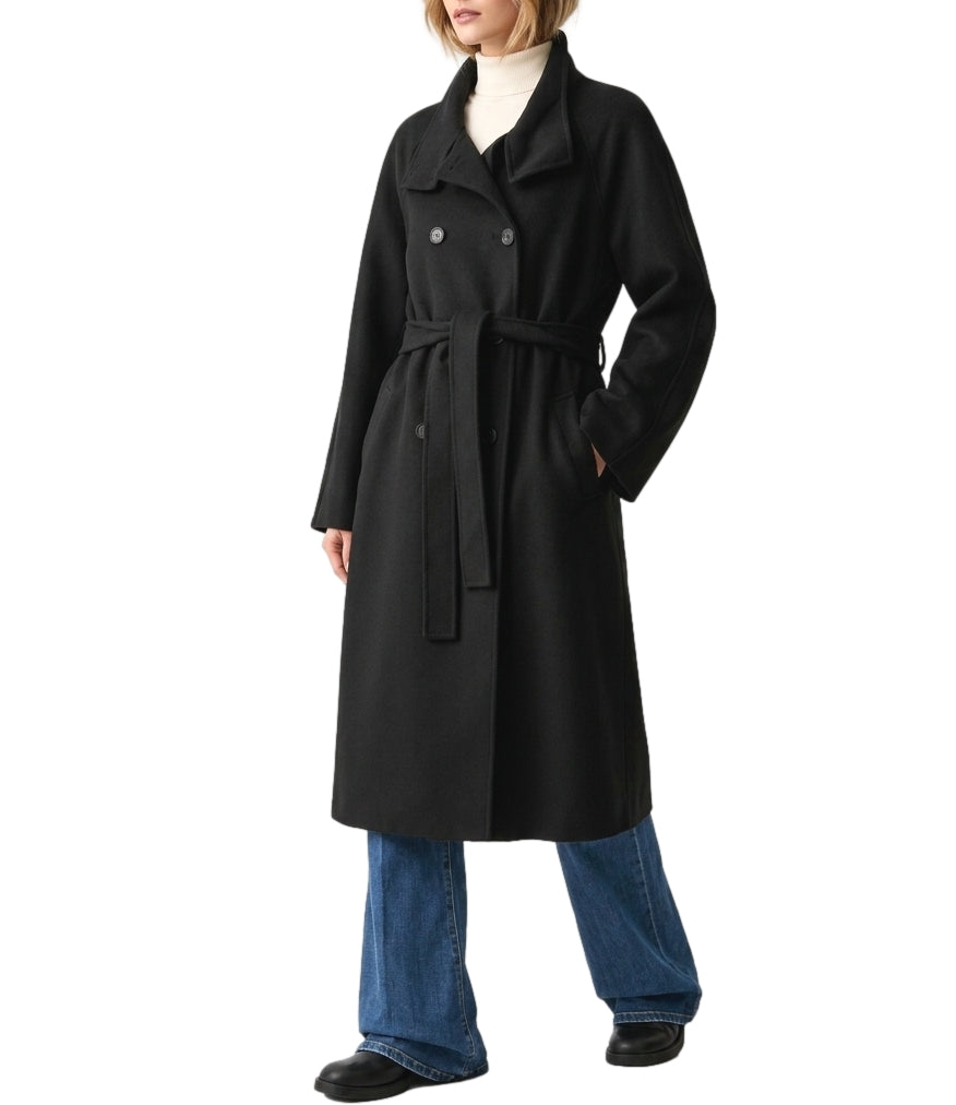 Vicolo Cappotto Nero da Donna