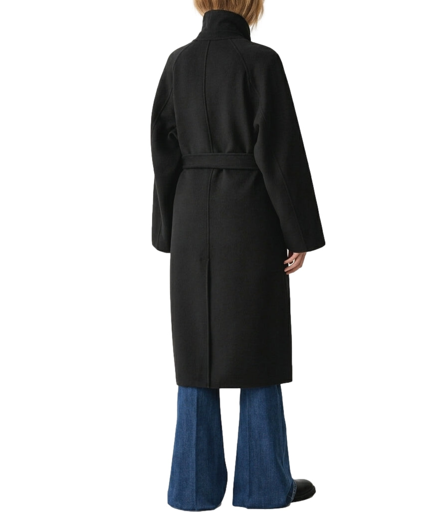Vicolo Cappotto Nero da Donna