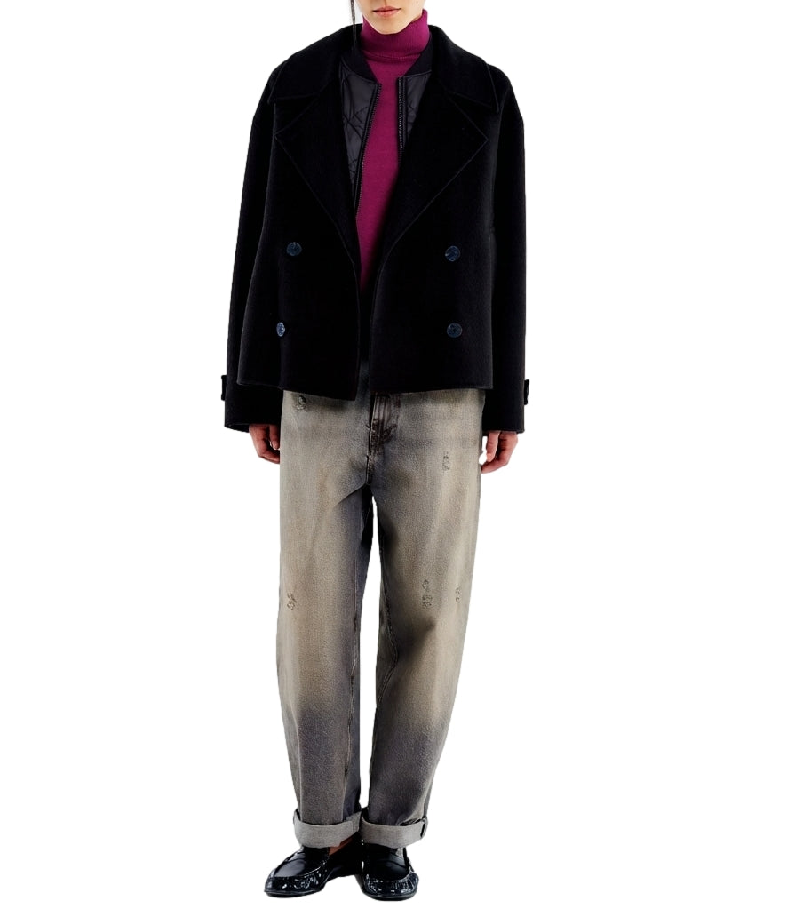 Vicolo Cappotto Nero da Donna