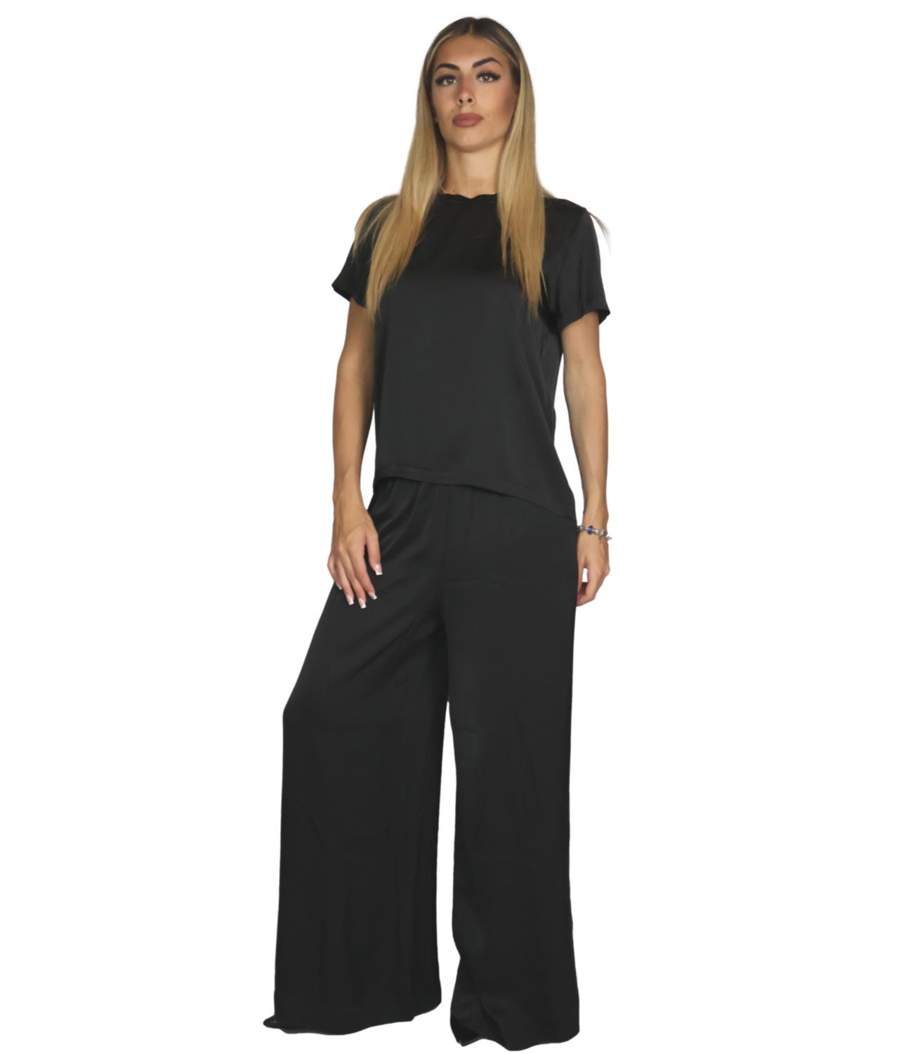 Vicolo T-Shirt Nero da Donna