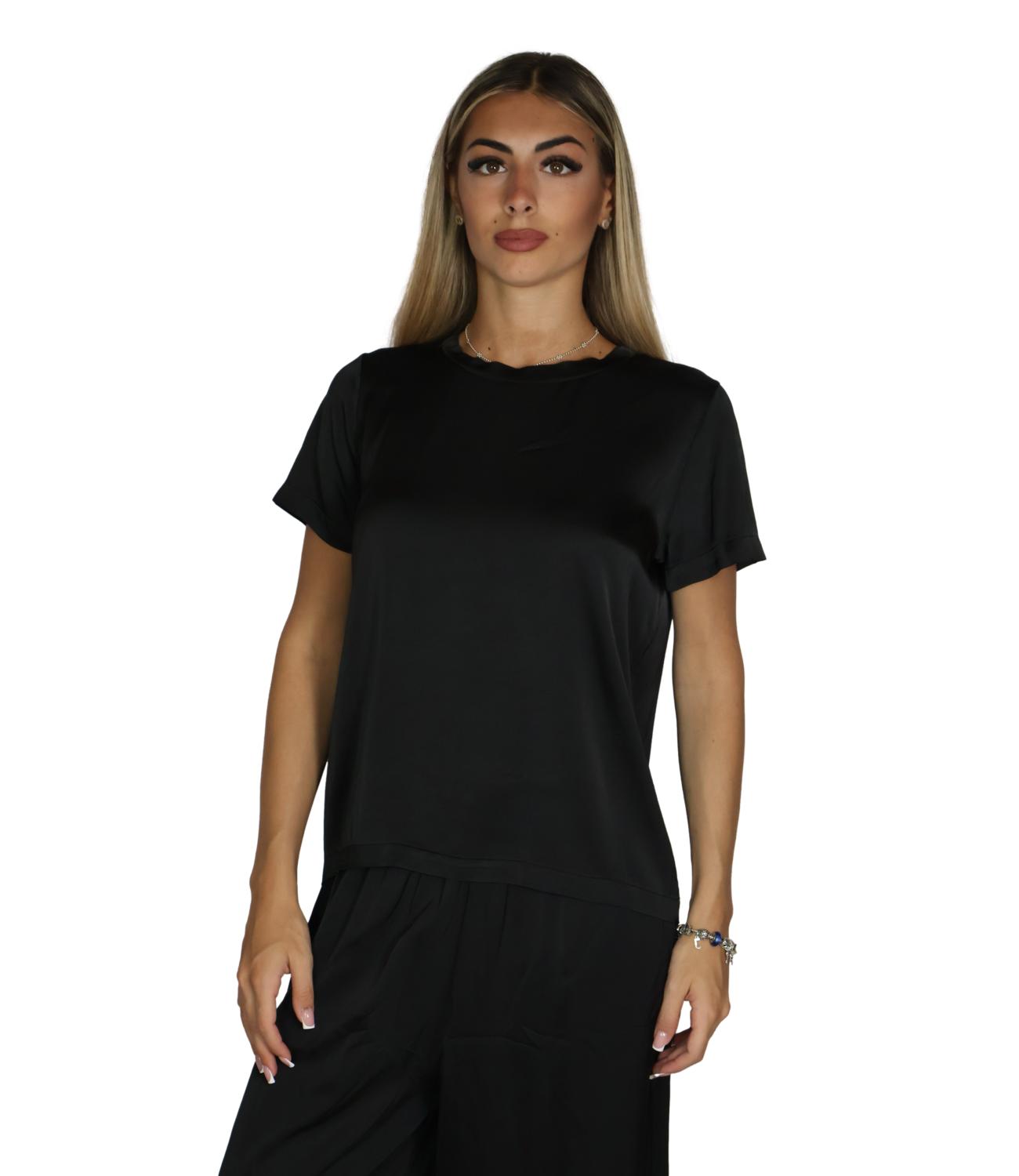 Vicolo T-Shirt Nero da Donna
