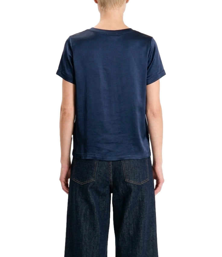 Vicolo T-Shirt Blu Notte da Donna