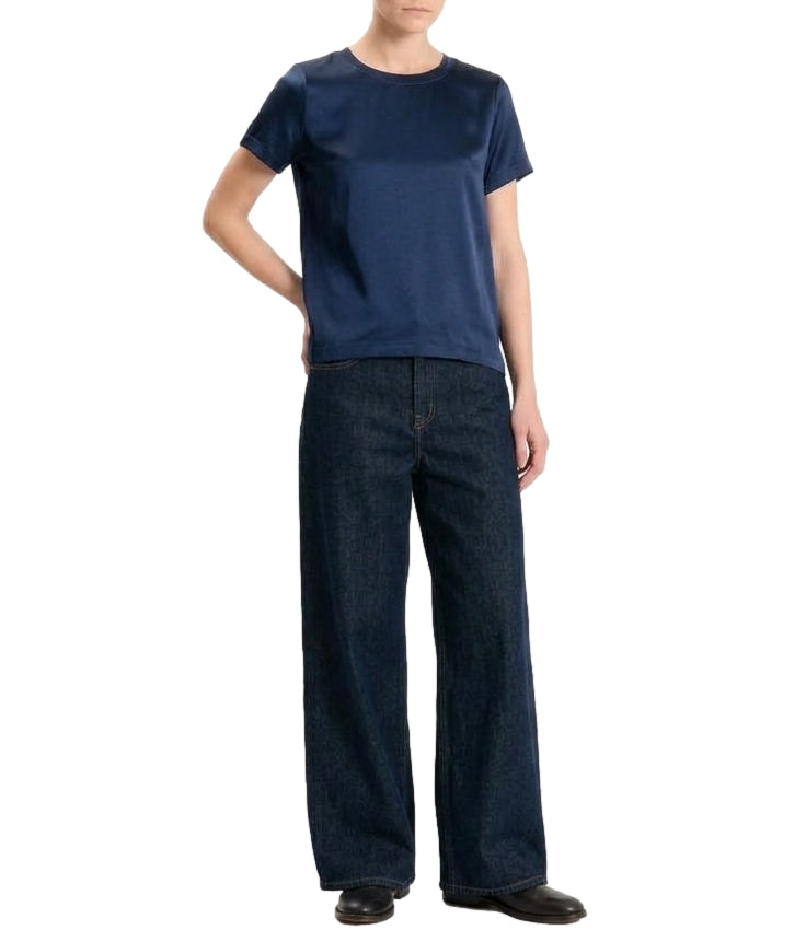 Vicolo T-Shirt Blu Notte da Donna