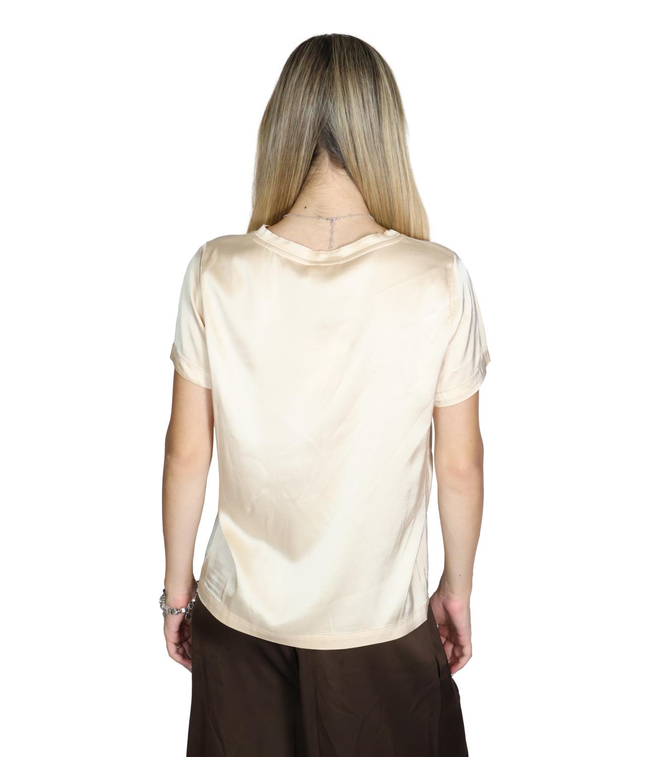 Vicolo T-Shirt Vaniglia da Donna
