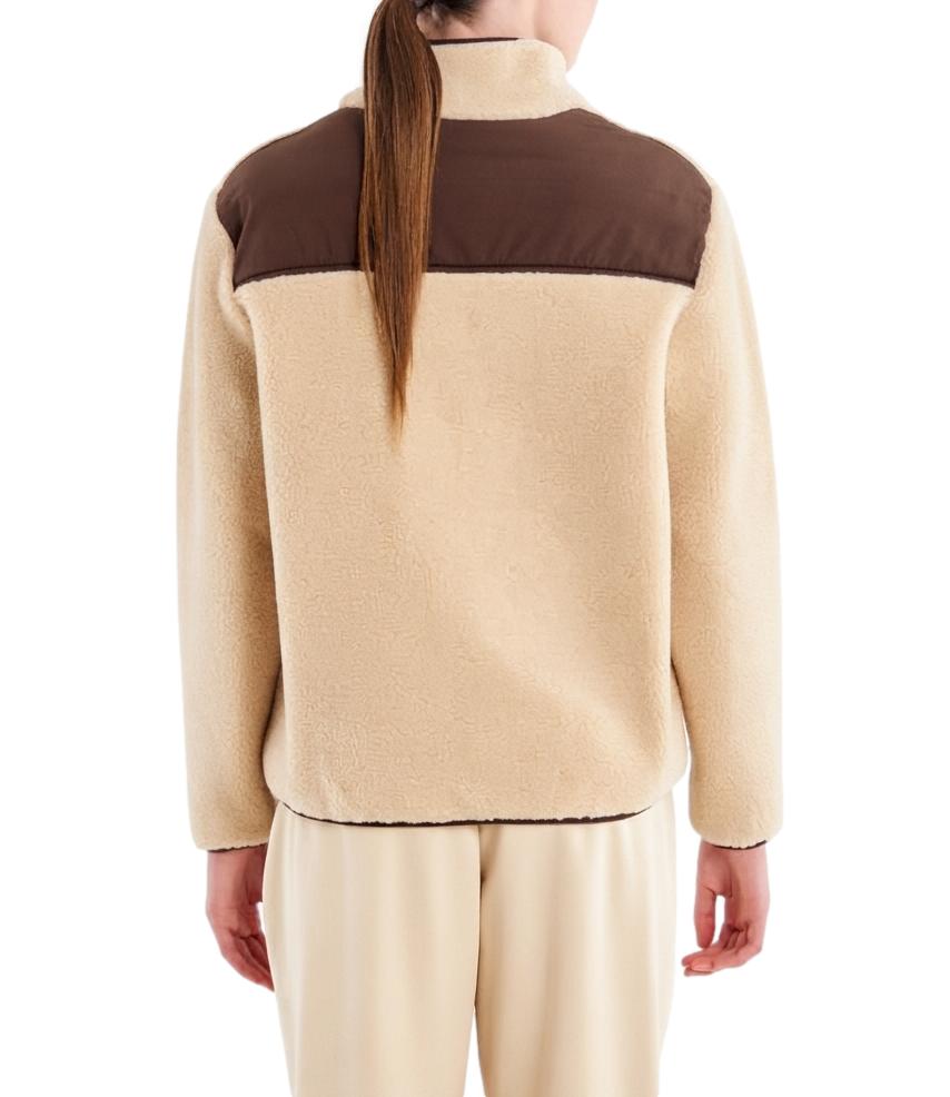 Vicolo Felpa Acu Beige 07 S da Donna