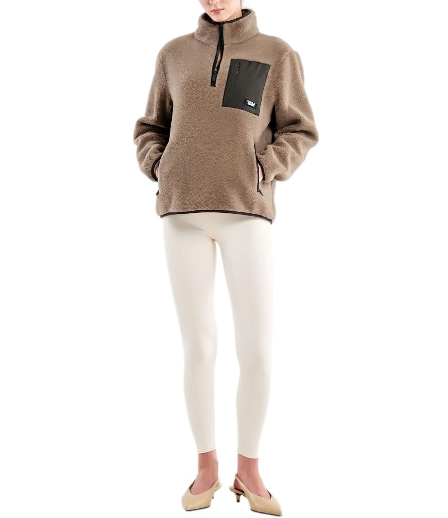 Vicolo Felpa Acu Tortora Mel. 114 S da Donna