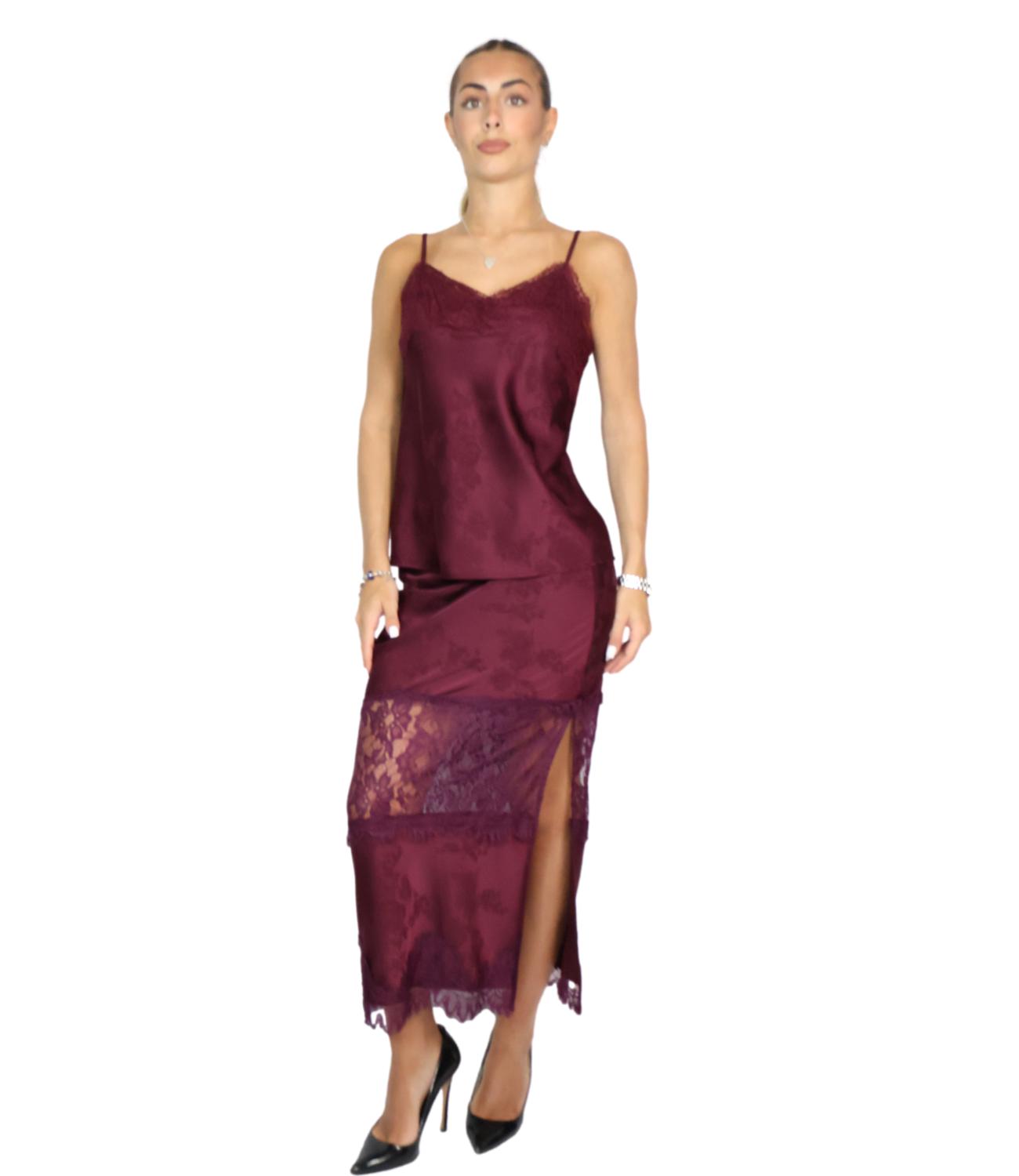 Vicolo Gonna Bordeaux da Donna
