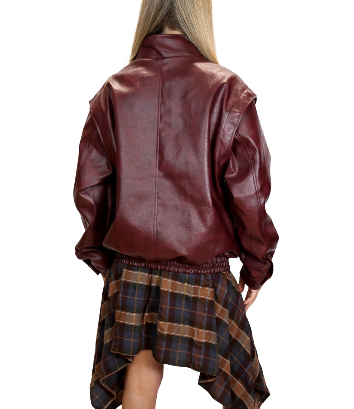 Vicolo Cappotto Bordeaux da Donna