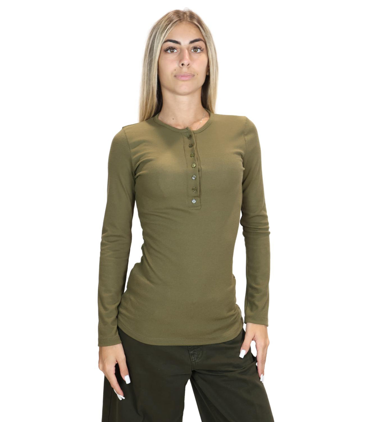 Vicolo T-Shirt Militare da Donna