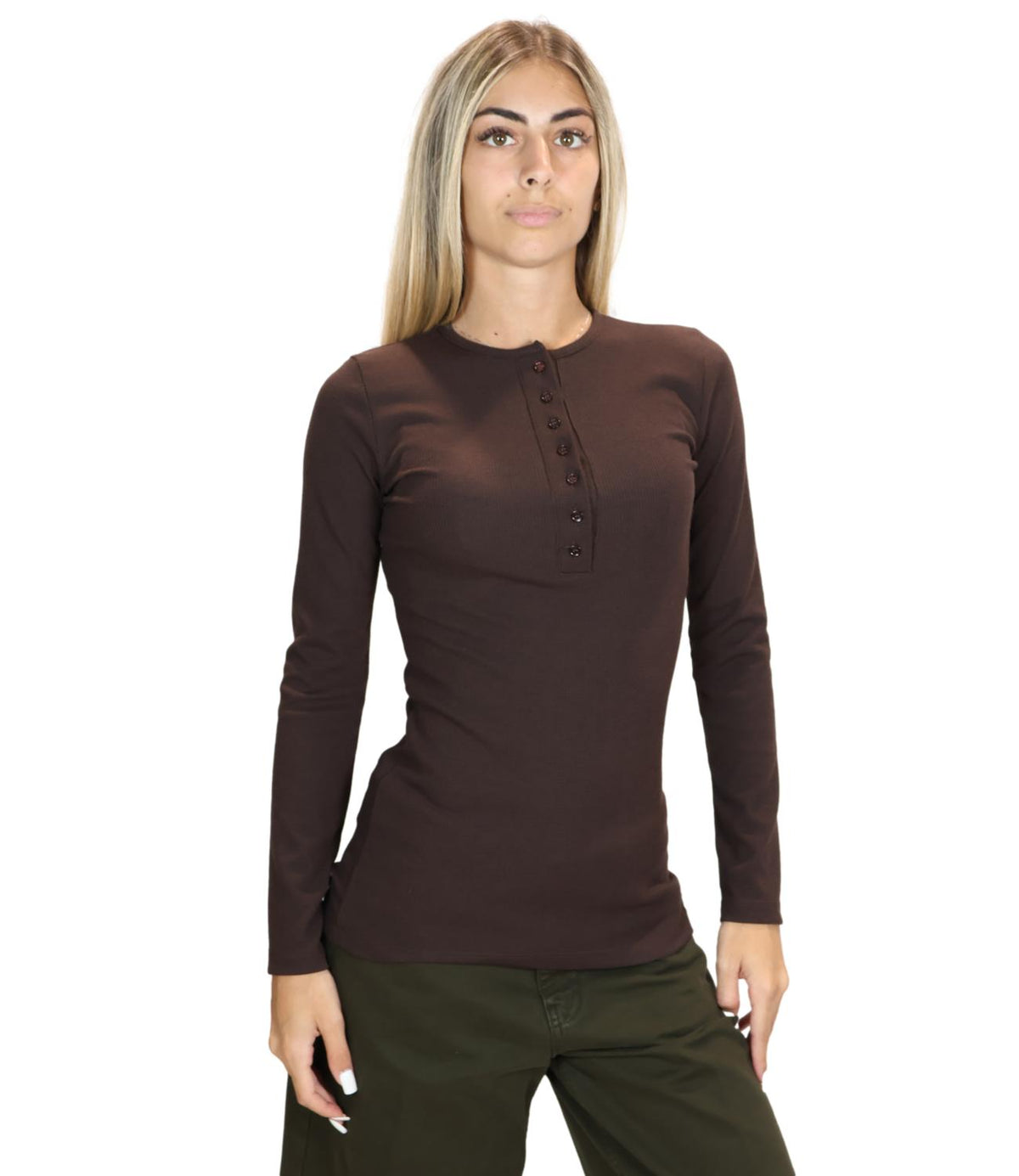 Vicolo T-Shirt Fondente da Donna