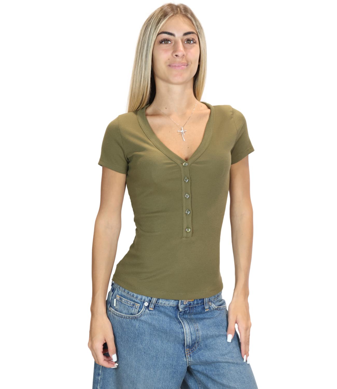 Vicolo T-Shirt Militare da Donna