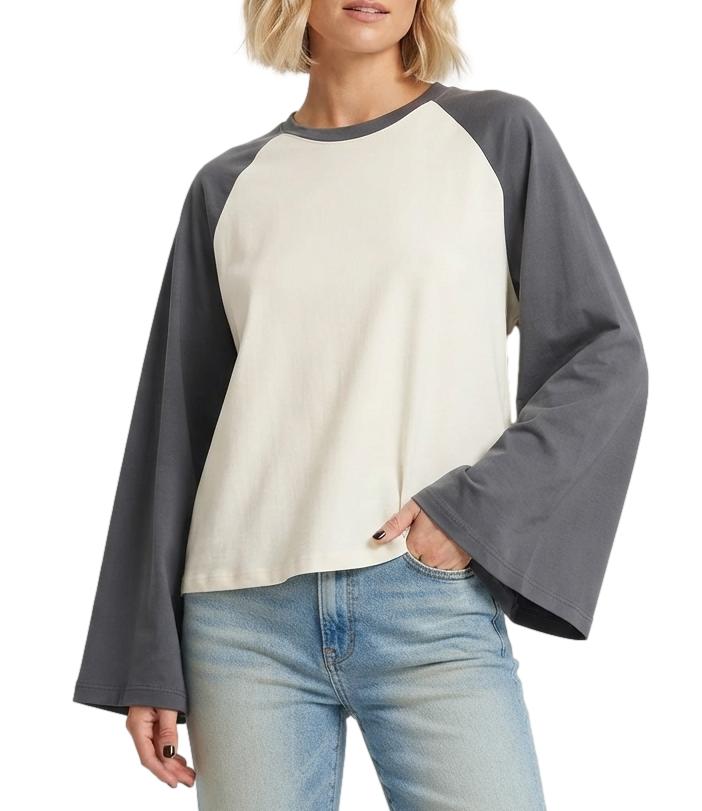 Vicolo T-Shirt Acf Piombo/burro U da Donna