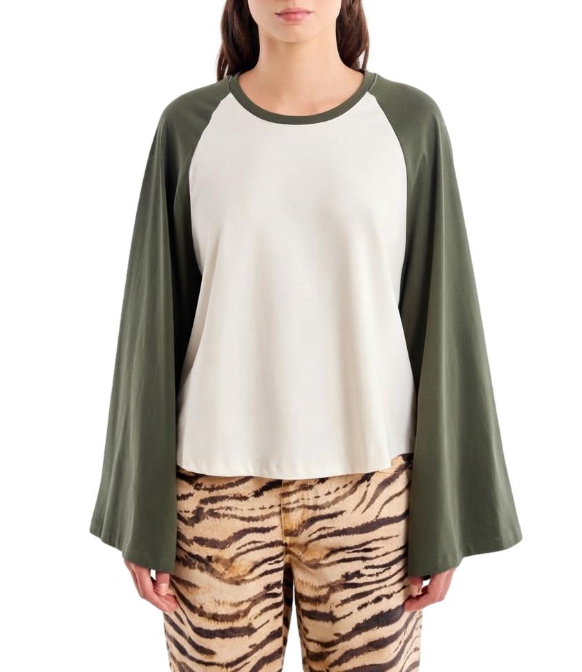 Vicolo T-Shirt Acf Army/burro U da Donna