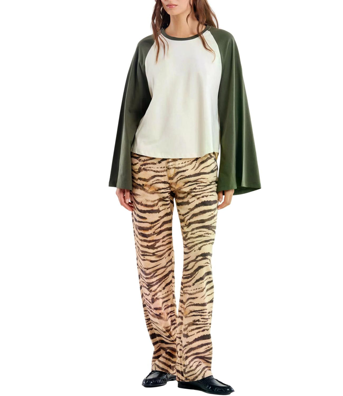 Vicolo T-Shirt Acf Army/burro U da Donna