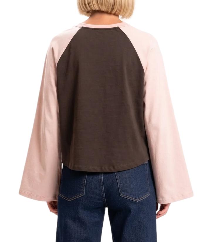 Vicolo T-Shirt Acf Rosa/moro U da Donna