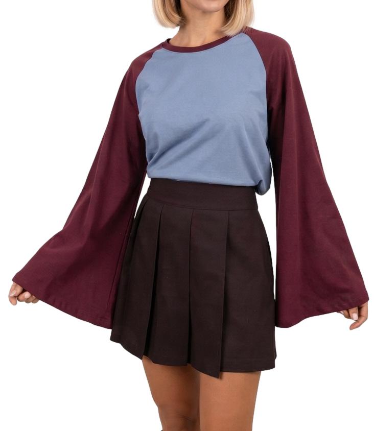 Vicolo T-Shirt Acf Azzurro/bordeaux U da Donna