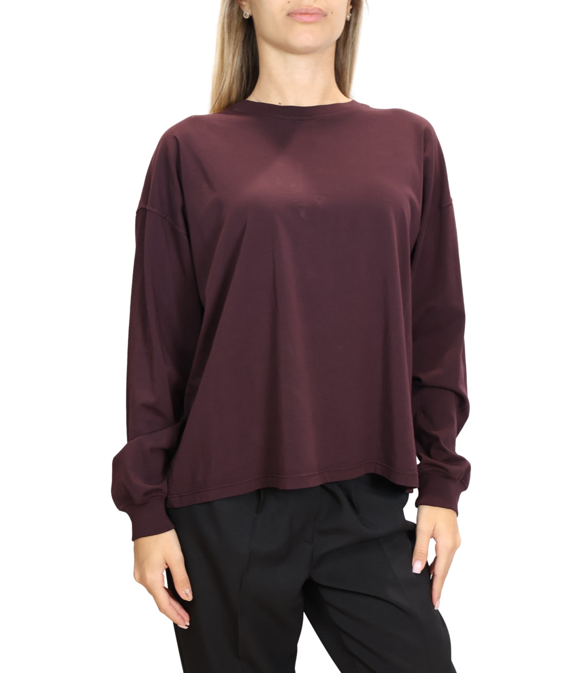 Vicolo T-Shirt Acu Bordeaux 38 U da Donna