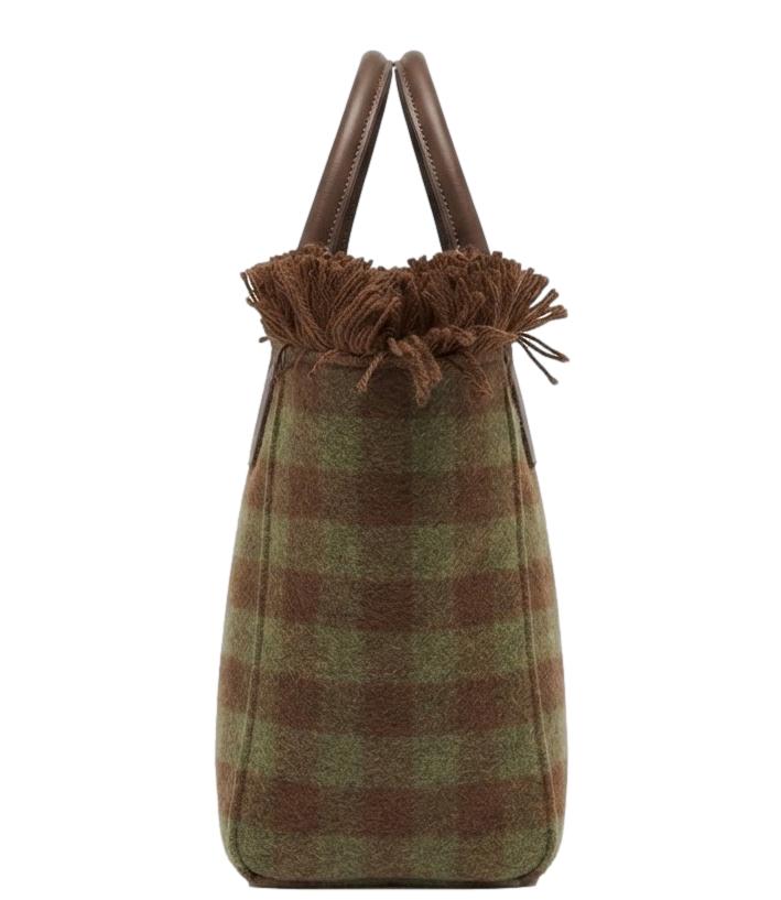Vicolo Borsa Marrone/menta da Donna