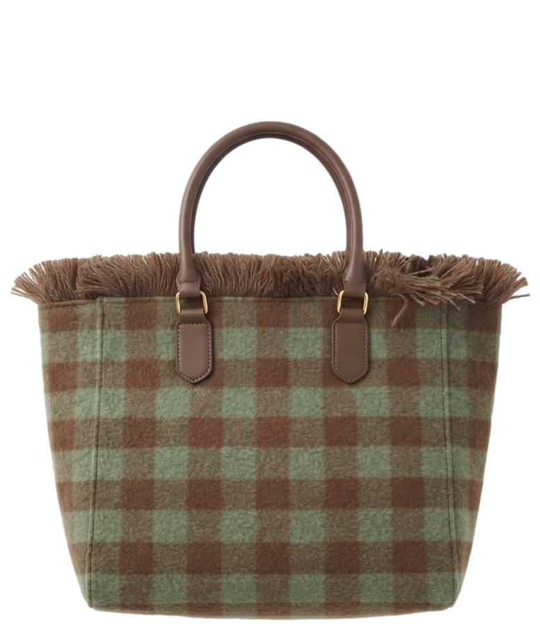 Vicolo Borsa Marrone/menta da Donna