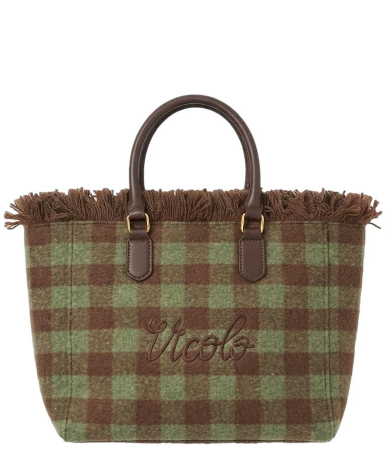 Vicolo Borsa Marrone/menta da Donna