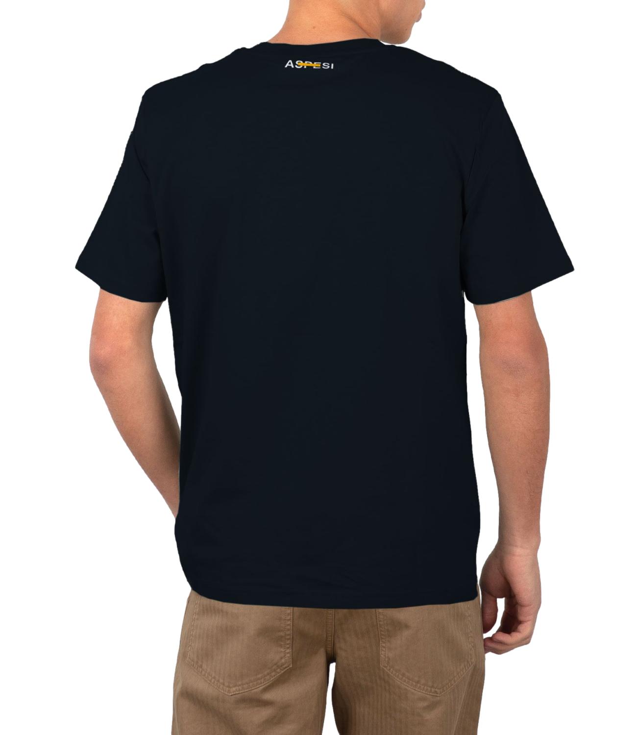 T-shirt blu Aspesi