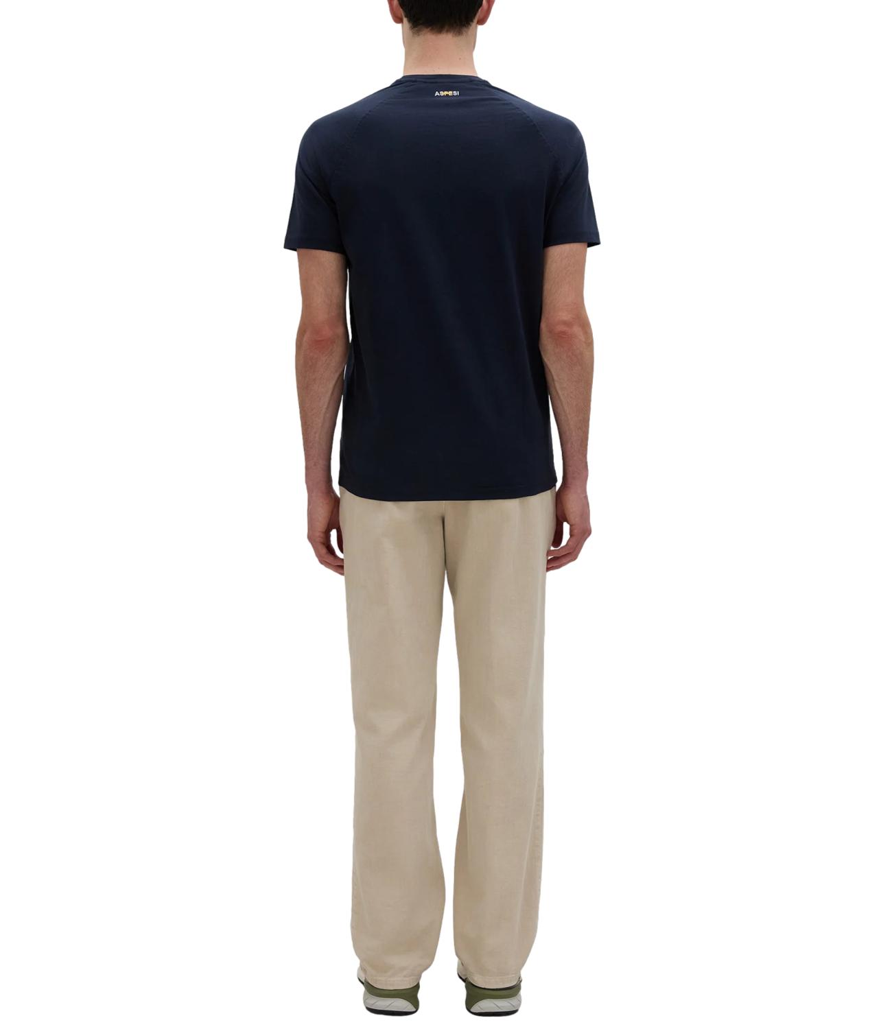 T-shirt blu Aspesi