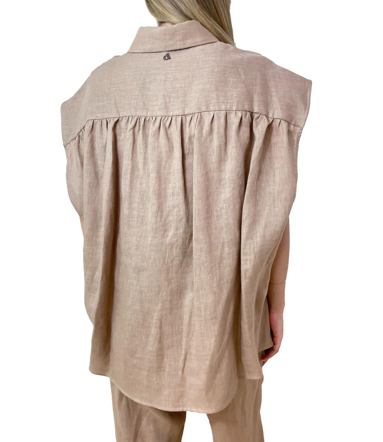 Dixie Camicia Camel Donna