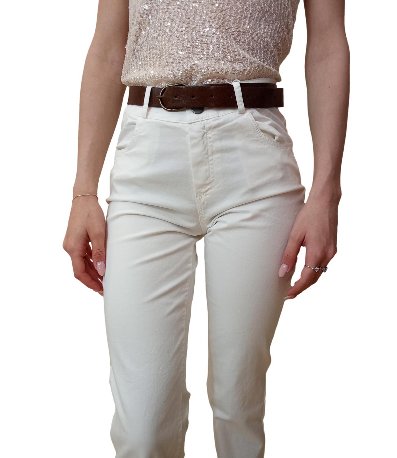 Motel Pantalone Panna Donna