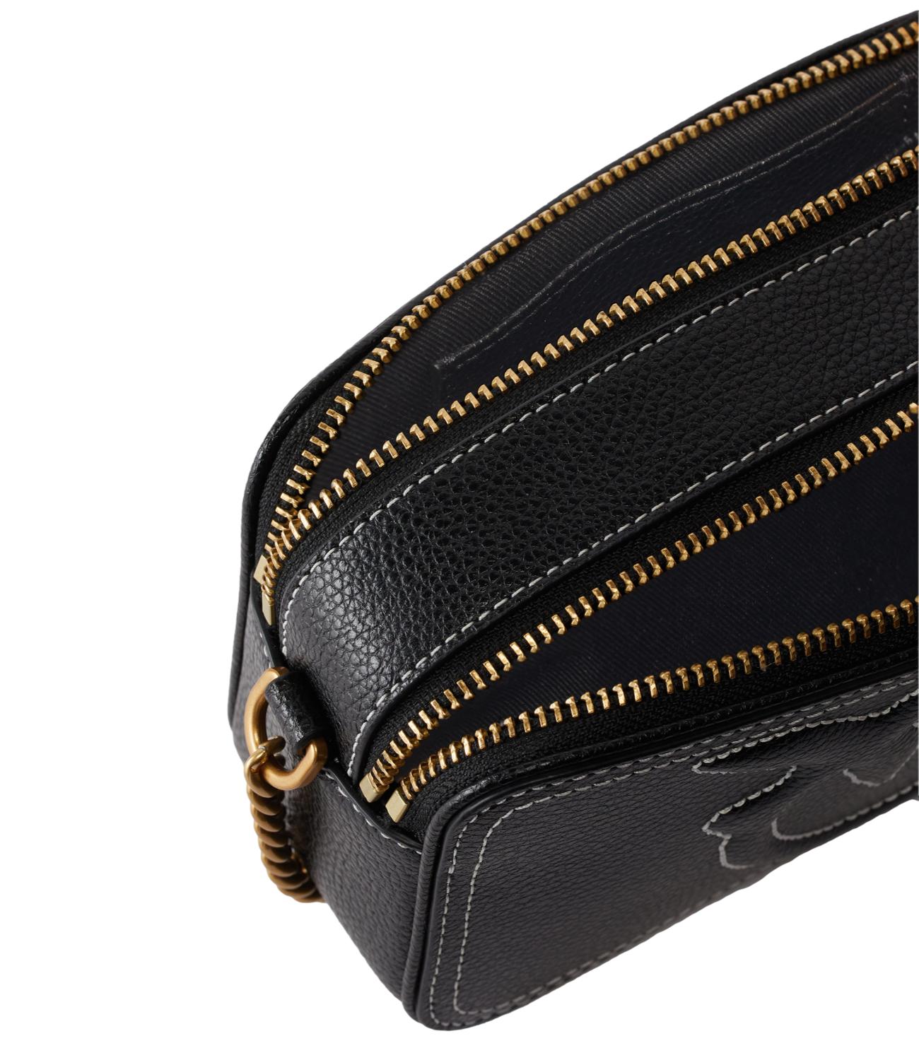 CARRIE CAMERA CASE MINI PELLE nero