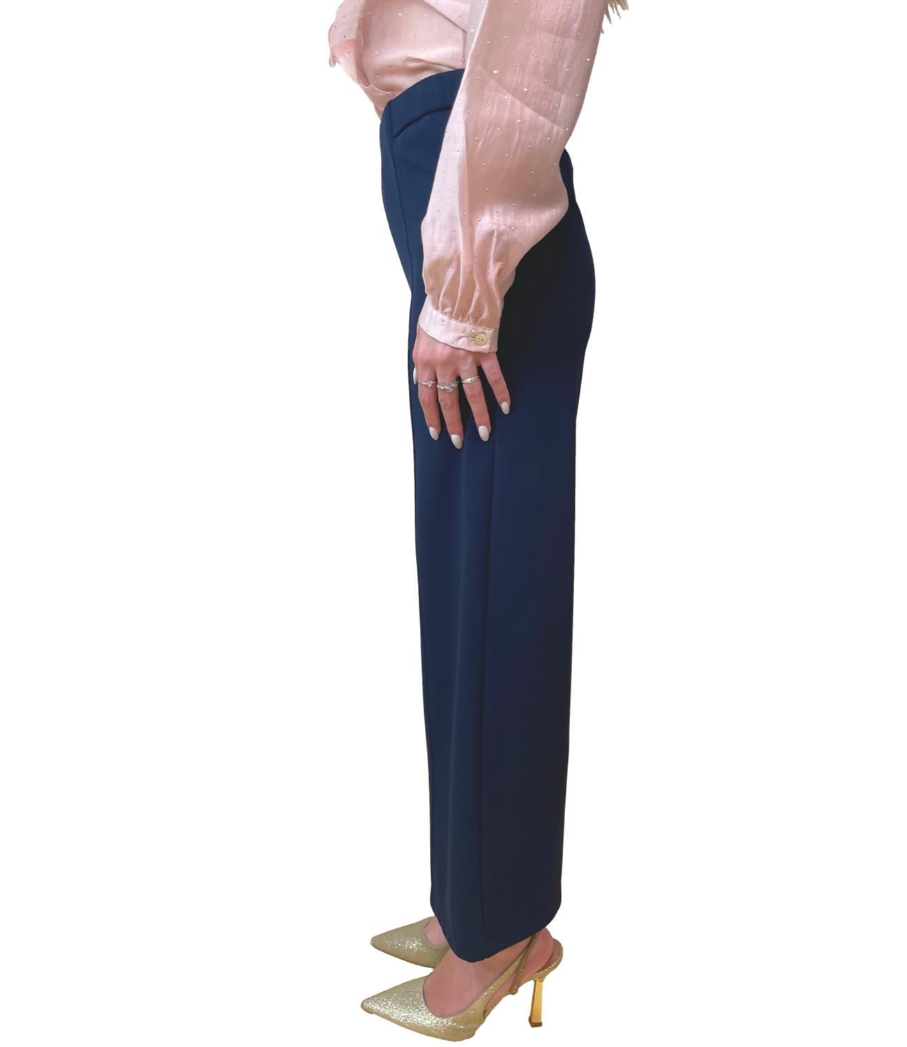 Rinascimento Pantalone Blu Donna