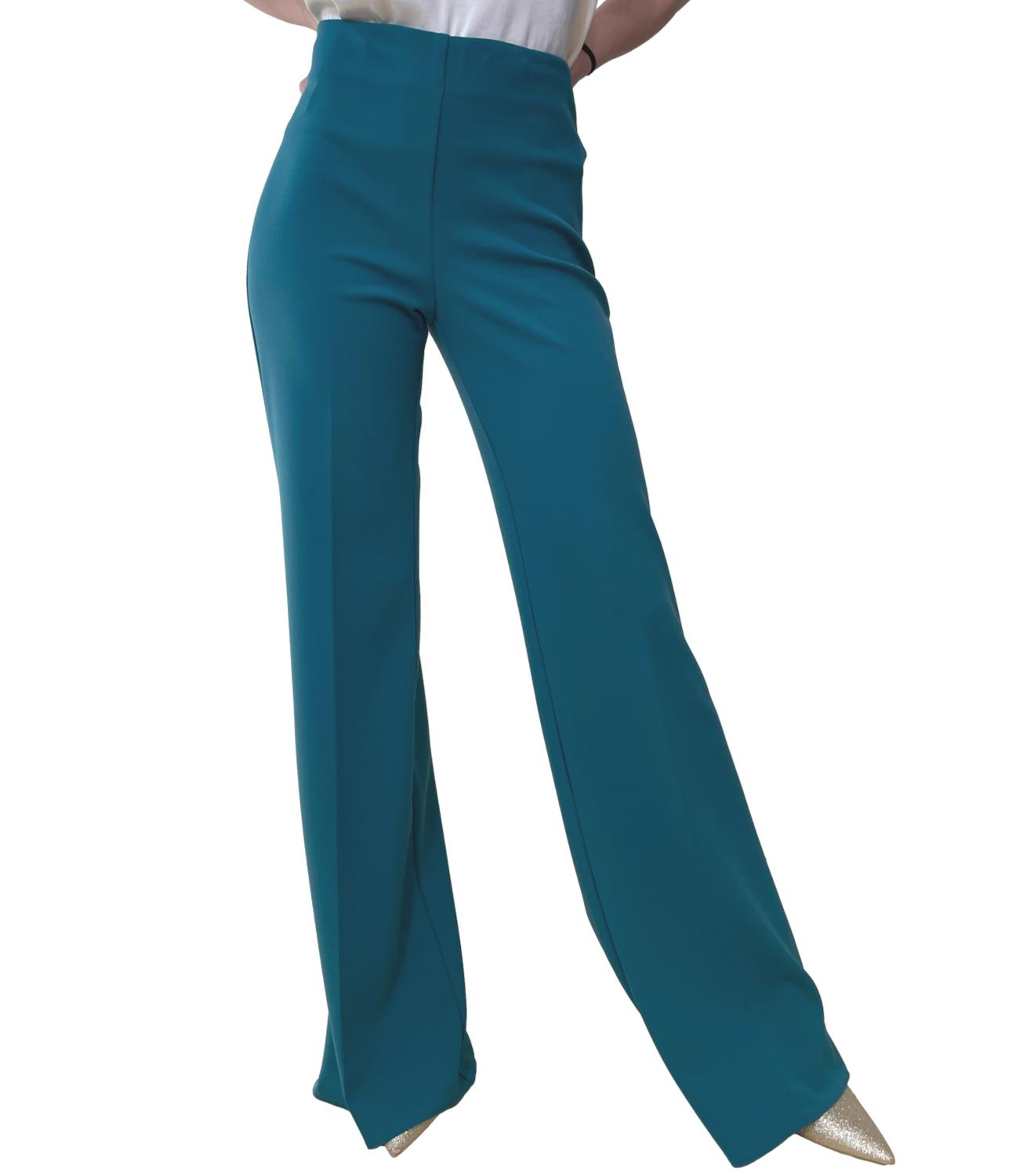 Rinascimento Pantalone Verde Reale Donna