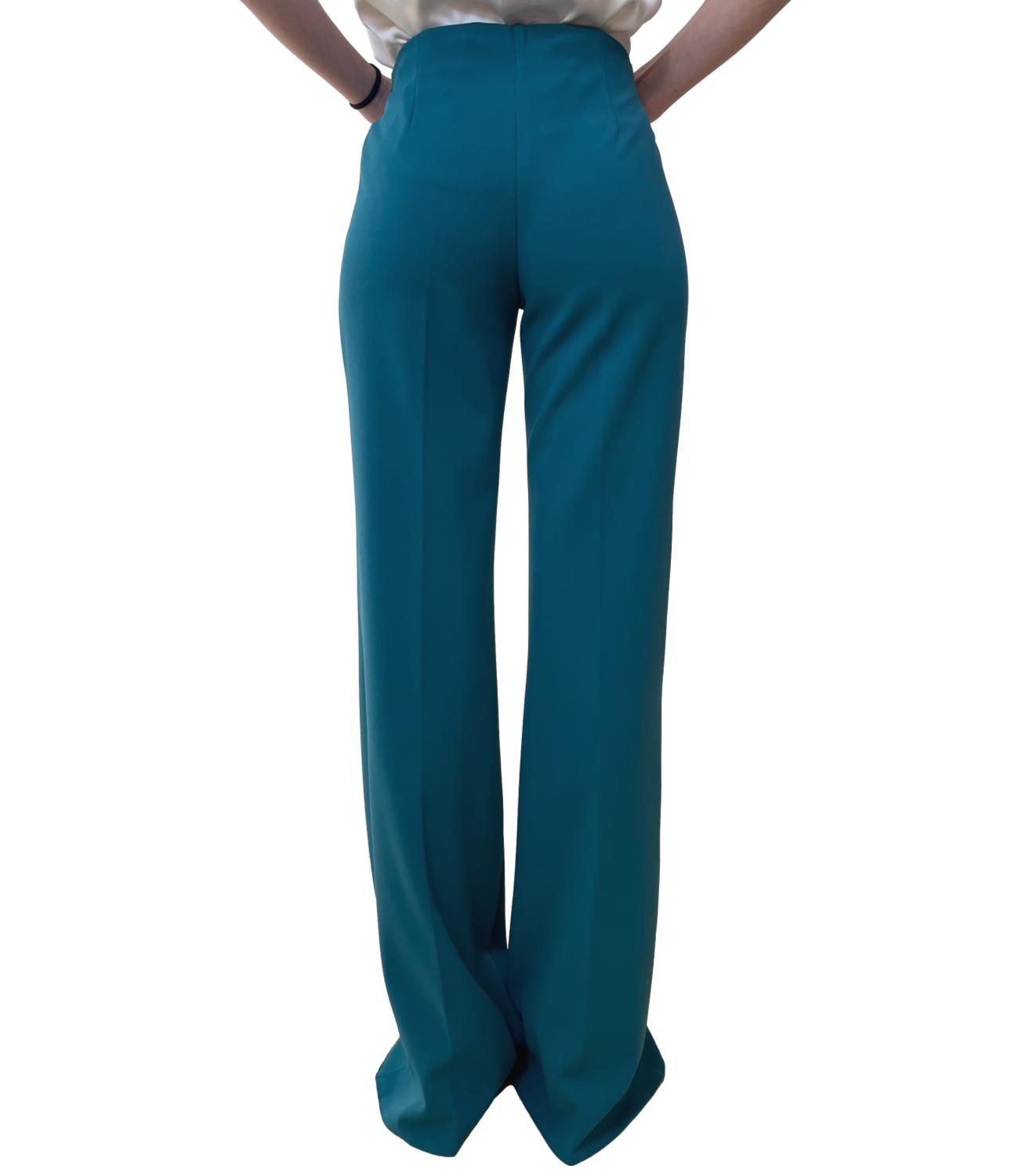 Rinascimento Pantalone Verde Reale Donna