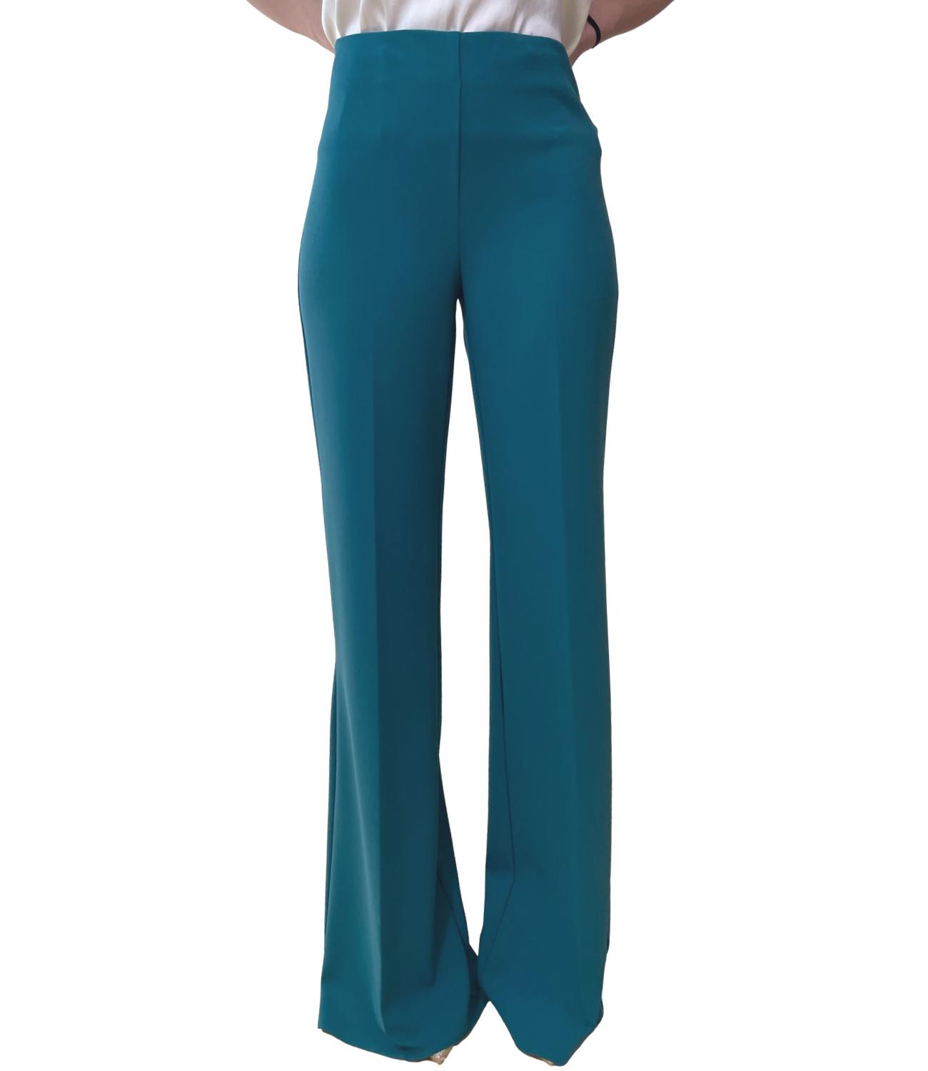 Rinascimento Pantalone Verde Reale Donna