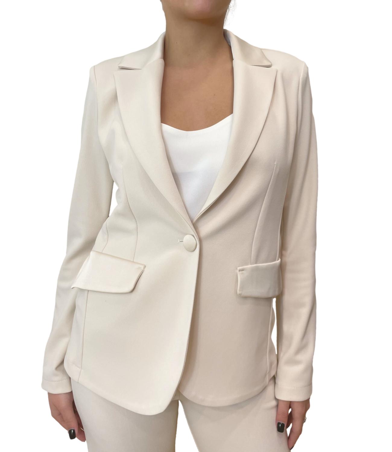 Rinascimento Giacca Beige Chiaro Donna