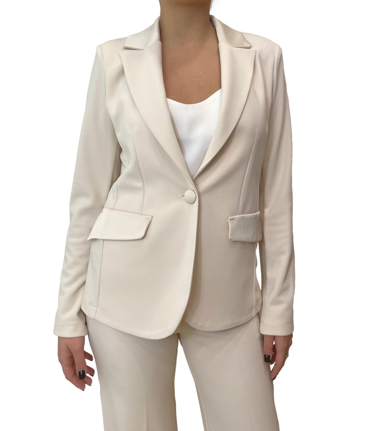 Rinascimento Giacca Beige Chiaro Donna