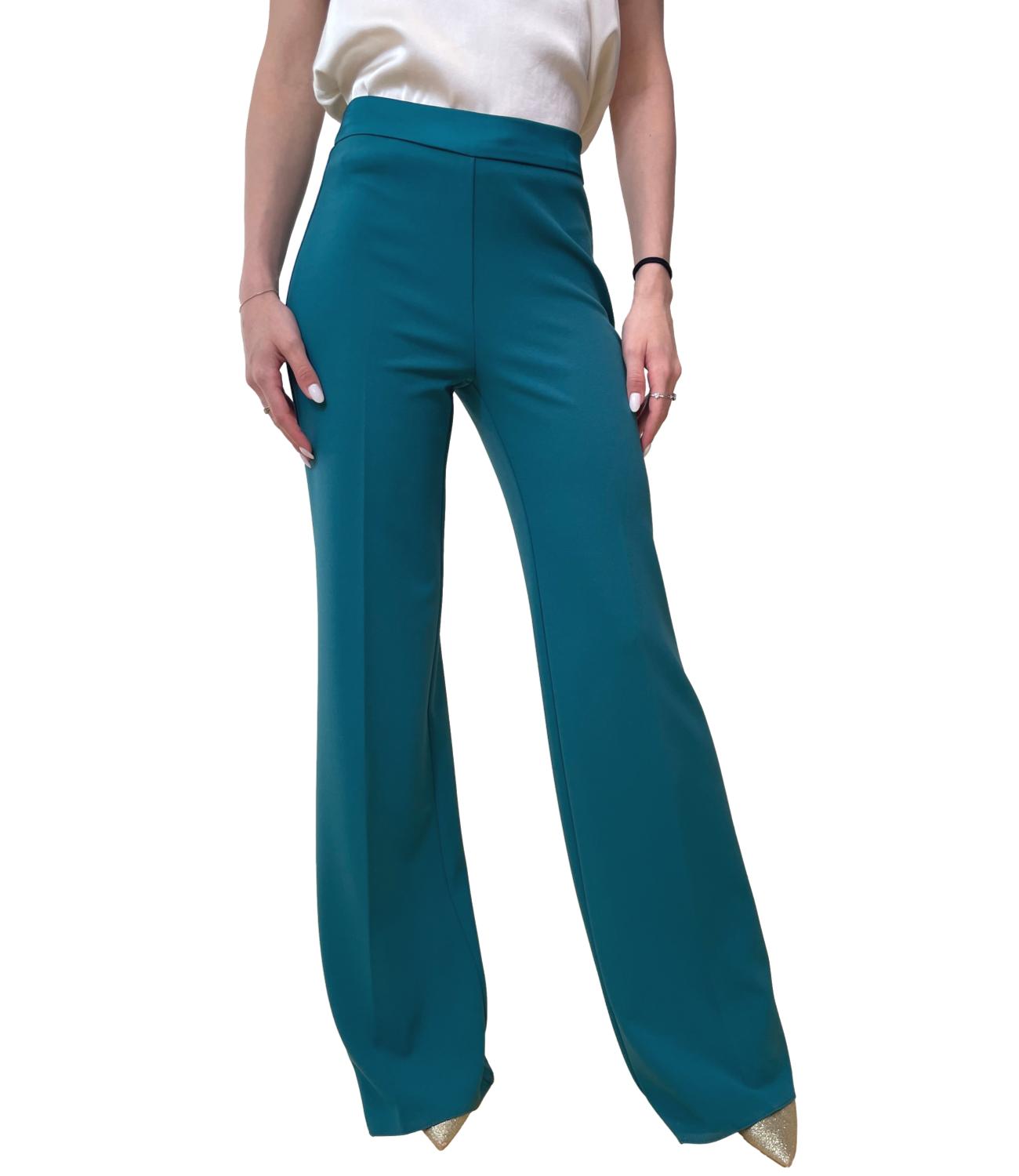 Rinascimento Pantaloni Verde Reale Donna