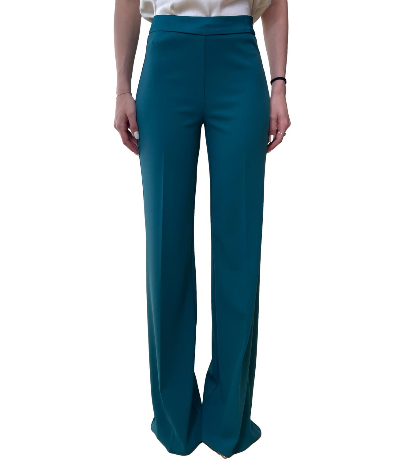 Rinascimento Pantaloni Verde Reale Donna