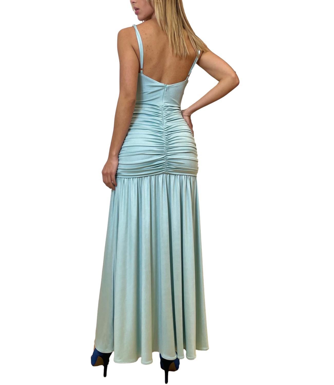Silence Limited Abito Azzurro Donna