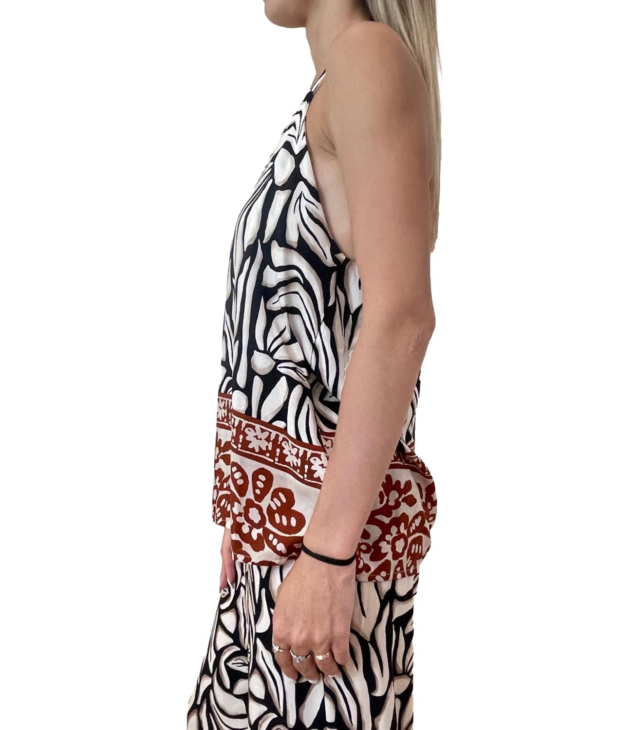 Susy Mix Top Fantasia Nero Donna
