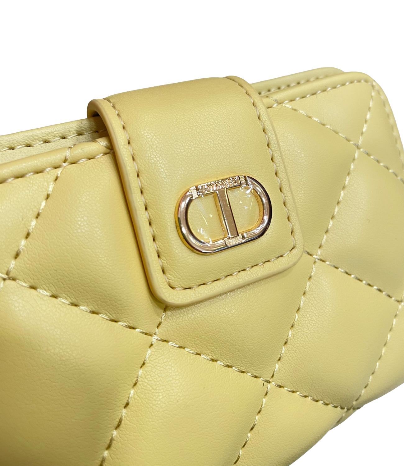 Twinset portafoglio crema donna