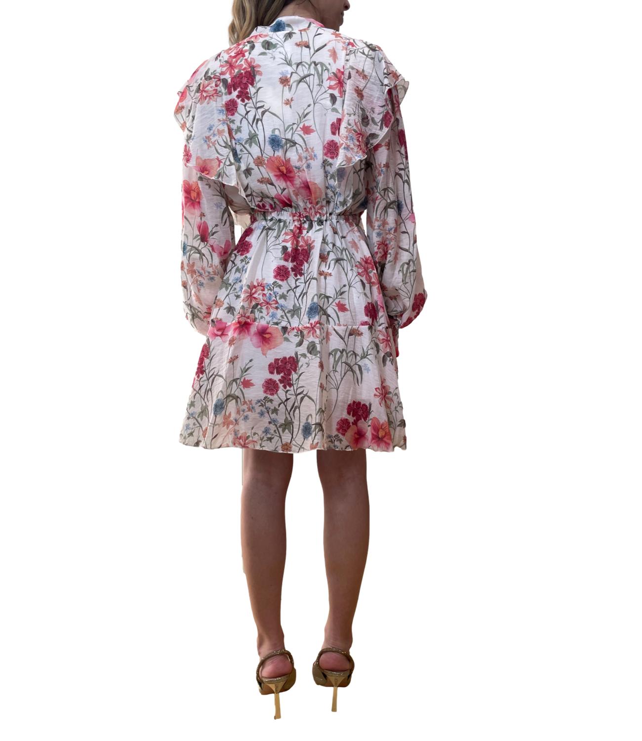 Vicolo abito floreale burro donna