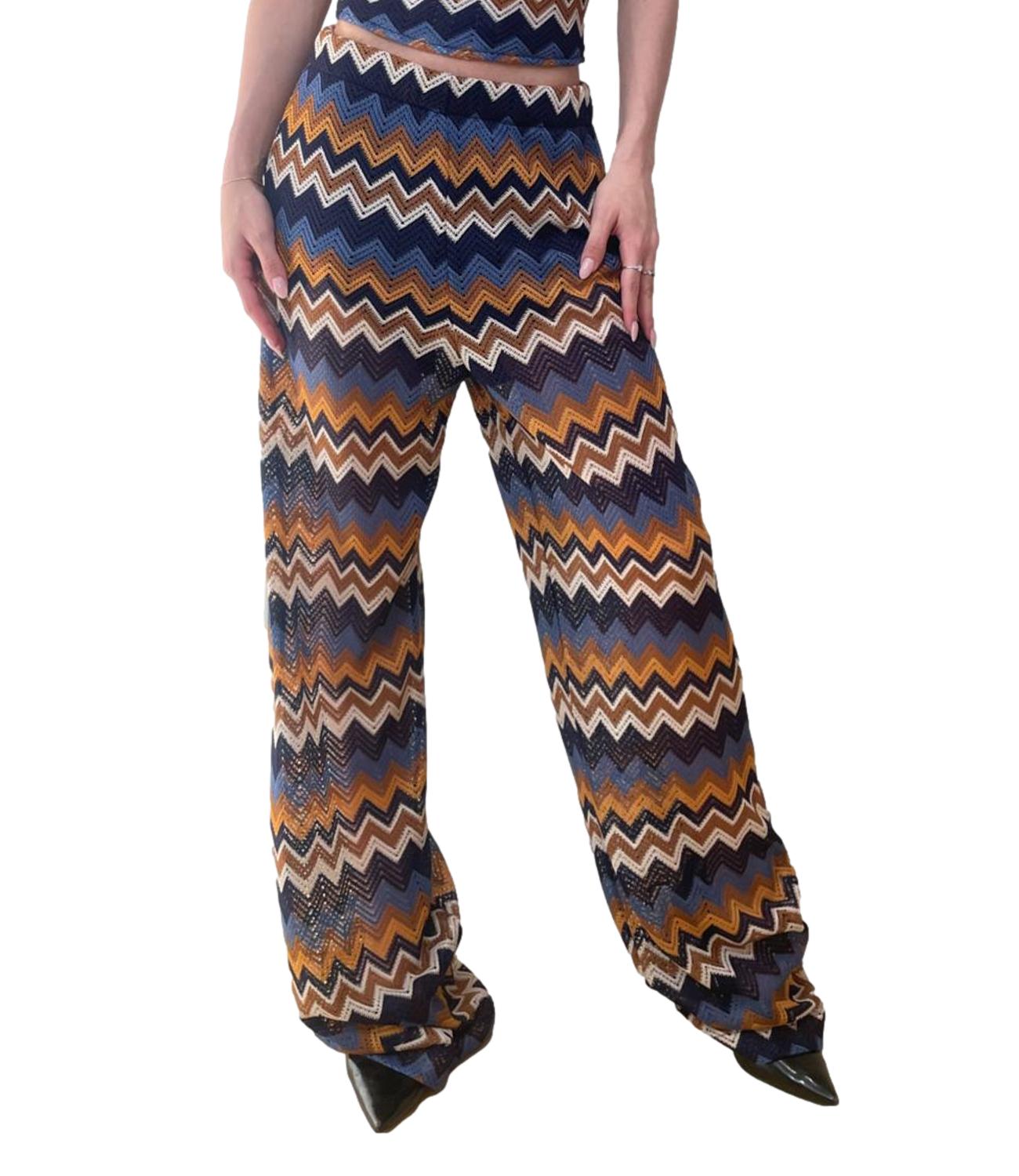Vicolo pantalone multicolor donna
